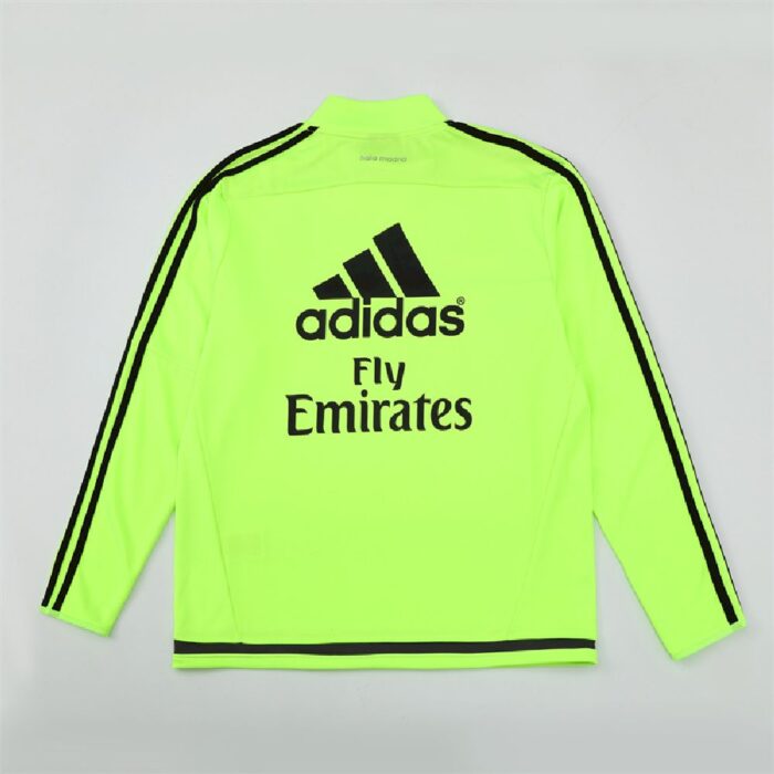 Mens Real Madrid 2015/16 1/4 Zip Sweatshirt Retro Style 1