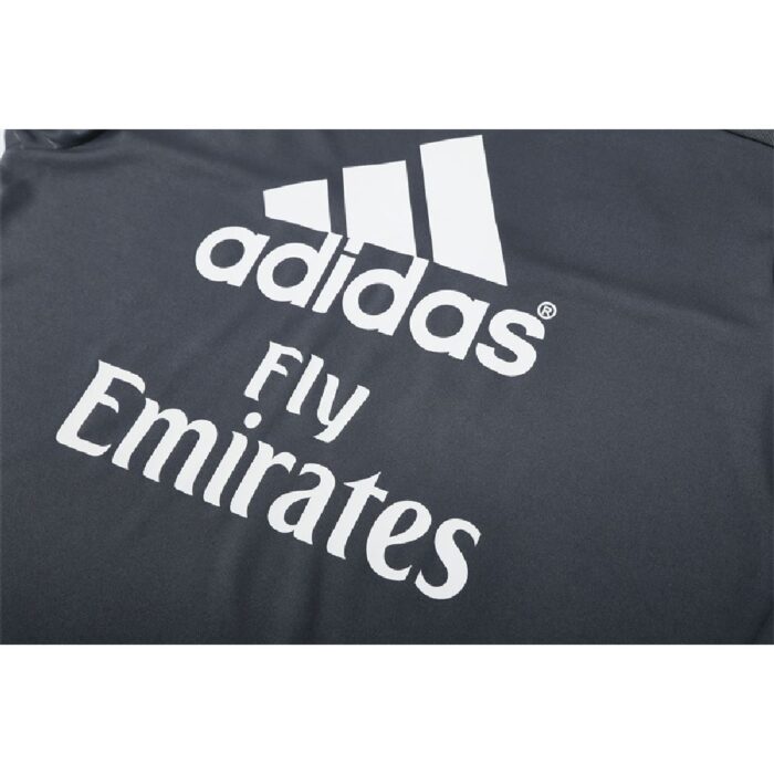 Mens Real Madrid 2015/16 1/4 Zip Sweatshirt Retro Style 6