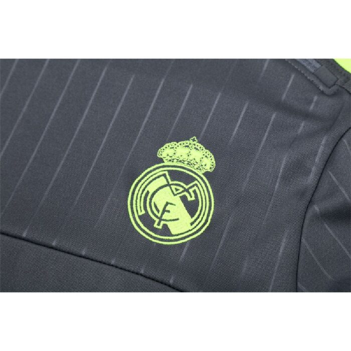 Mens Real Madrid 2015/16 1/4 Zip Sweatshirt Retro Style 5