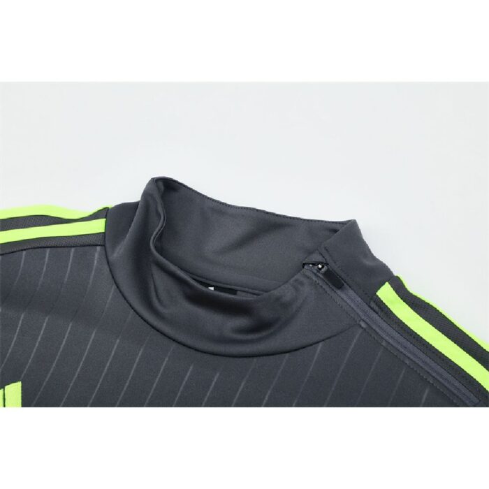 Mens Real Madrid 2015/16 1/4 Zip Sweatshirt Retro Style 3