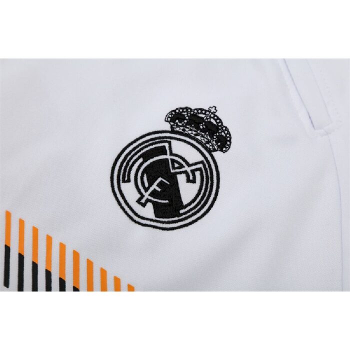 Mens Real Madrid 2013/14 1/4 Zip Sweatshirt Retro Style 4