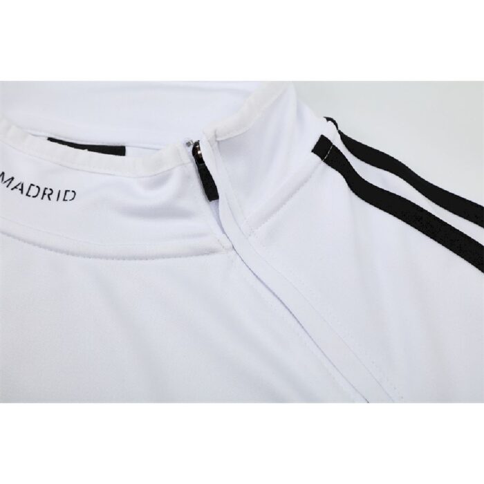 Mens Real Madrid 2013/14 1/4 Zip Sweatshirt Retro Style 7