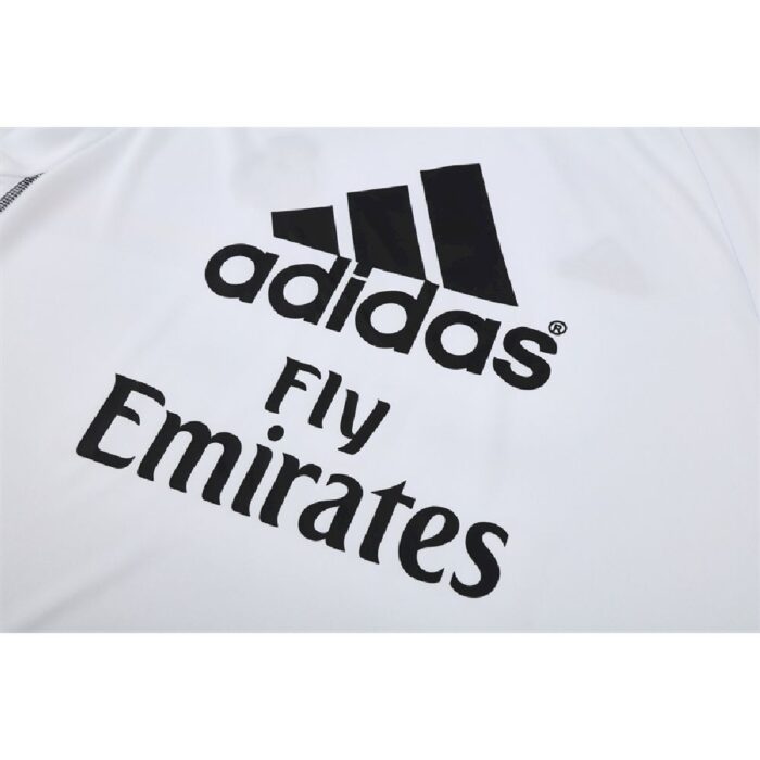 Mens Real Madrid 2013/14 1/4 Zip Sweatshirt Retro Style 5