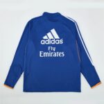 Mens Real Madrid 2013/14 1/4 Zip Sweatshirt Retro Style 1
