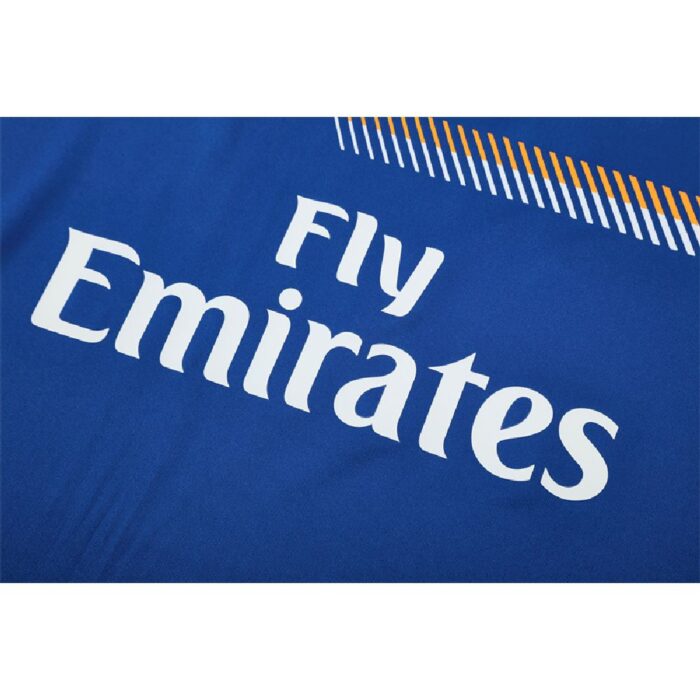 Mens Real Madrid 2013/14 1/4 Zip Sweatshirt Retro Style 6