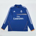 Mens Real Madrid 2013/14 1/4 Zip Sweatshirt Retro Style