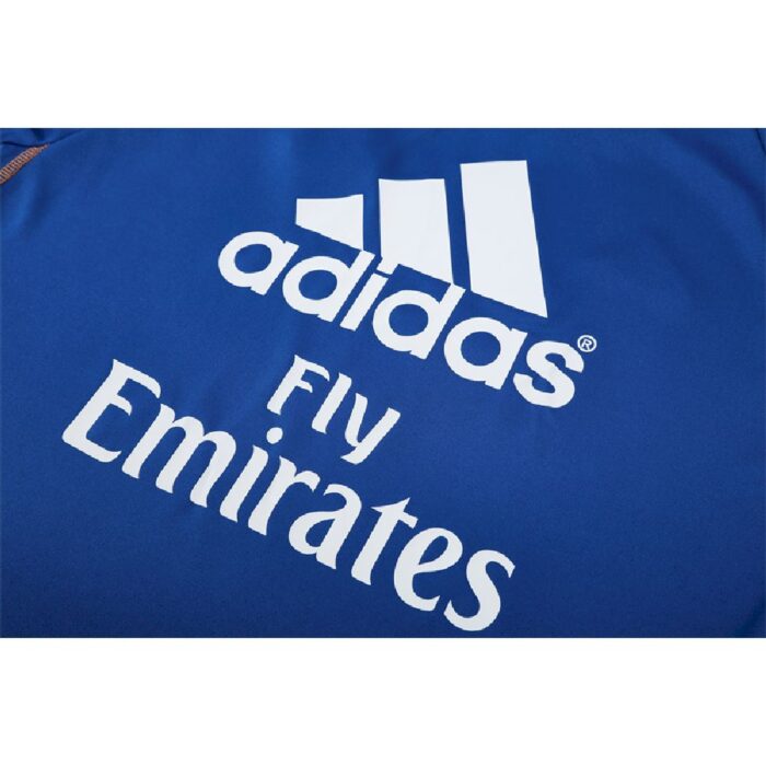 Mens Real Madrid 2013/14 1/4 Zip Sweatshirt Retro Style 3