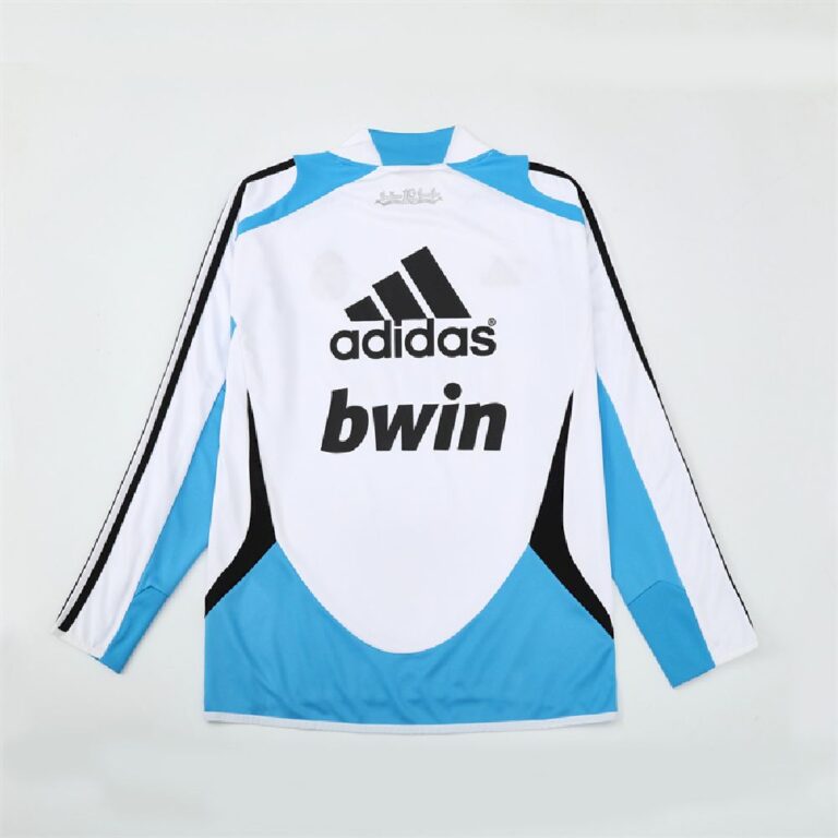 Mens Real Madrid 2012/13 1/4 Zip Sweatshirt Retro Style 1