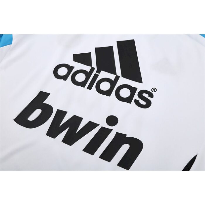 Mens Real Madrid 2012/13 1/4 Zip Sweatshirt Retro Style 4
