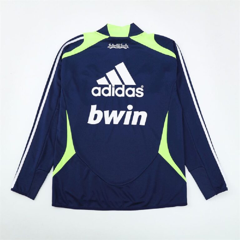Mens Real Madrid 2012/13 1/4 Zip Sweatshirt Retro Style 1