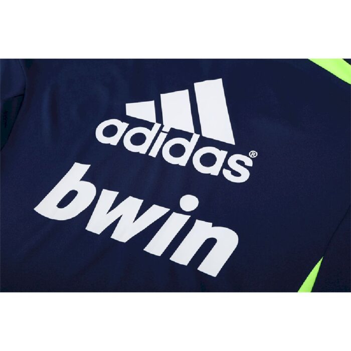 Mens Real Madrid 2012/13 1/4 Zip Sweatshirt Retro Style 2