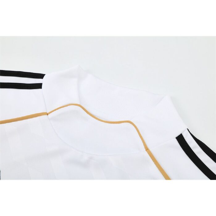 Mens Real Madrid 2011/12 1/4 Zip Sweatshirt Retro Style 4