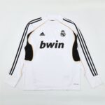 Mens Real Madrid 2011/12 1/4 Zip Sweatshirt Retro Style