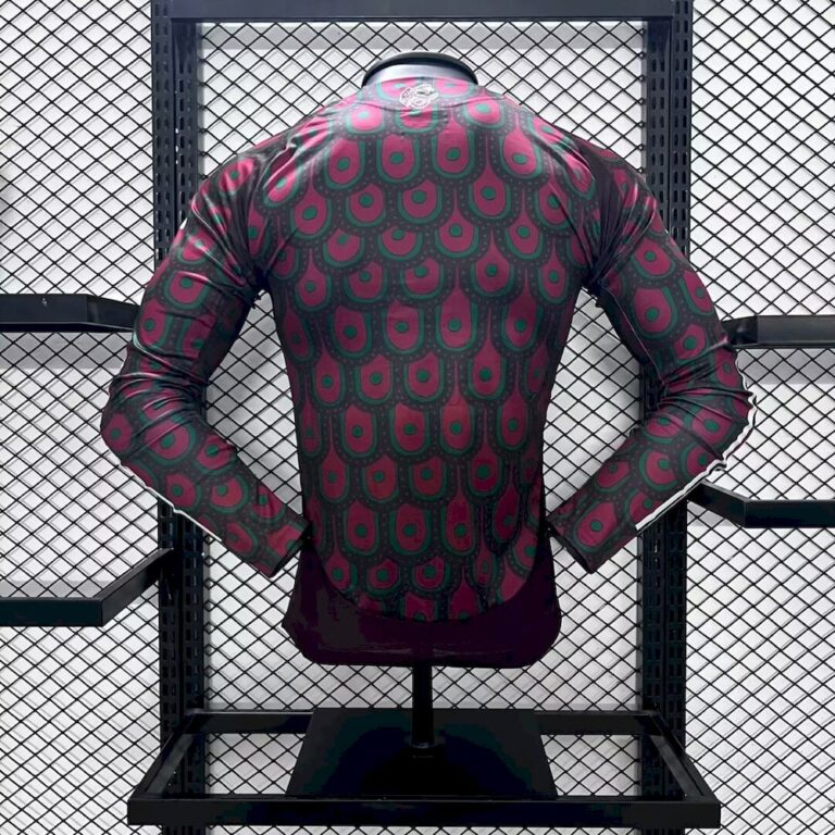 Mens Mexico 2024/25 Home Long Sleeve Jersey Player Version 1