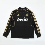 Mens Real Madrid 2011/12 1/4 Zip Sweatshirt Retro Style