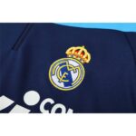 Mens Real Madrid 2009/10 1/4 Zip Sweatshirt Retro Style 5