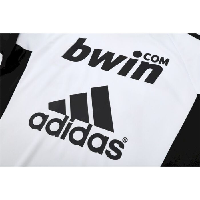 Mens Real Madrid 2008/09 1/4 Zip Sweatshirt Retro Style 7