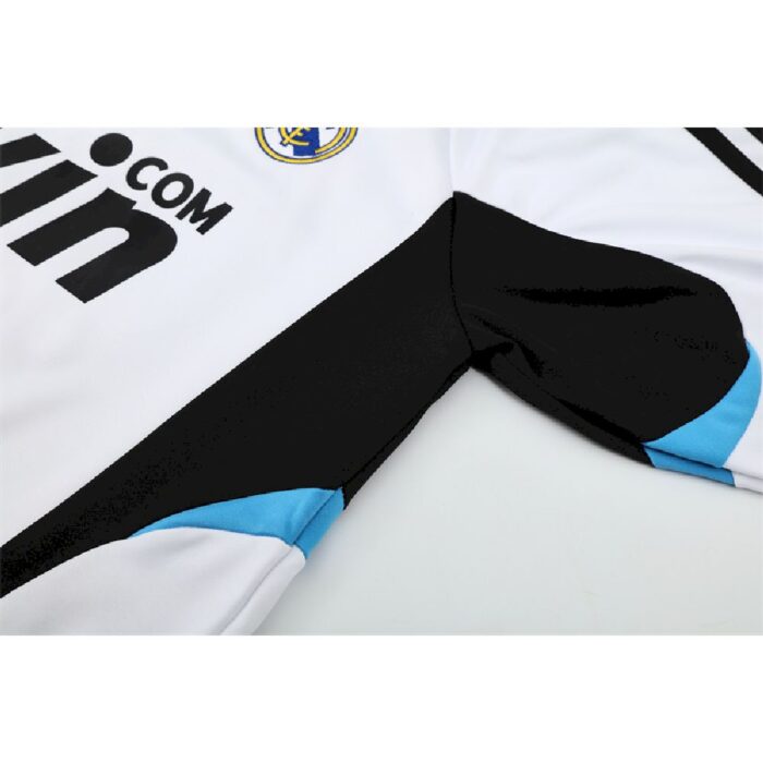 Mens Real Madrid 2008/09 1/4 Zip Sweatshirt Retro Style 5