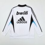 Mens Real Madrid 2008/09 1/4 Zip Sweatshirt Retro Style 1