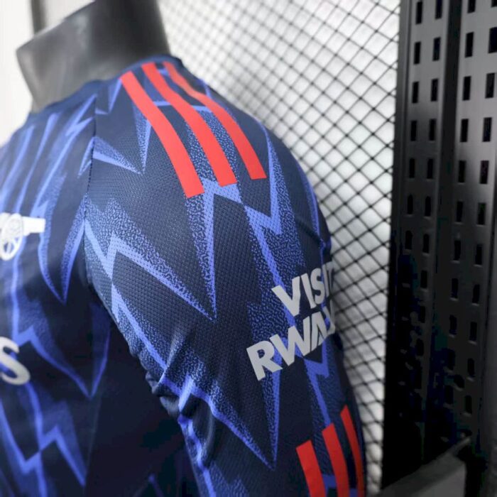 Mens Arsenal 2025/26 Away Long Sleeve Jersey Player Version 2