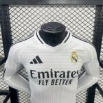 Mens Real Madrid 2024/25 Home Long Sleeve Jersey Player Version 3