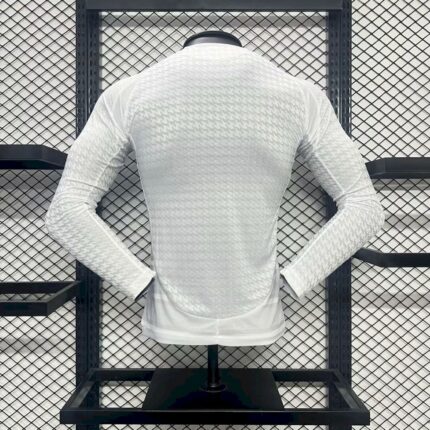 Mens Real Madrid 2024/25 Home Long Sleeve Jersey Player Version 1