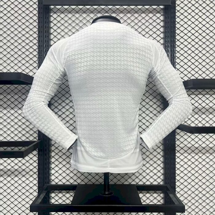 Mens Real Madrid 2024/25 Home Long Sleeve Jersey Player Version 1