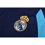 Mens Real Madrid 2005/06 1/4 Zip Sweatshirt Retro Style 7