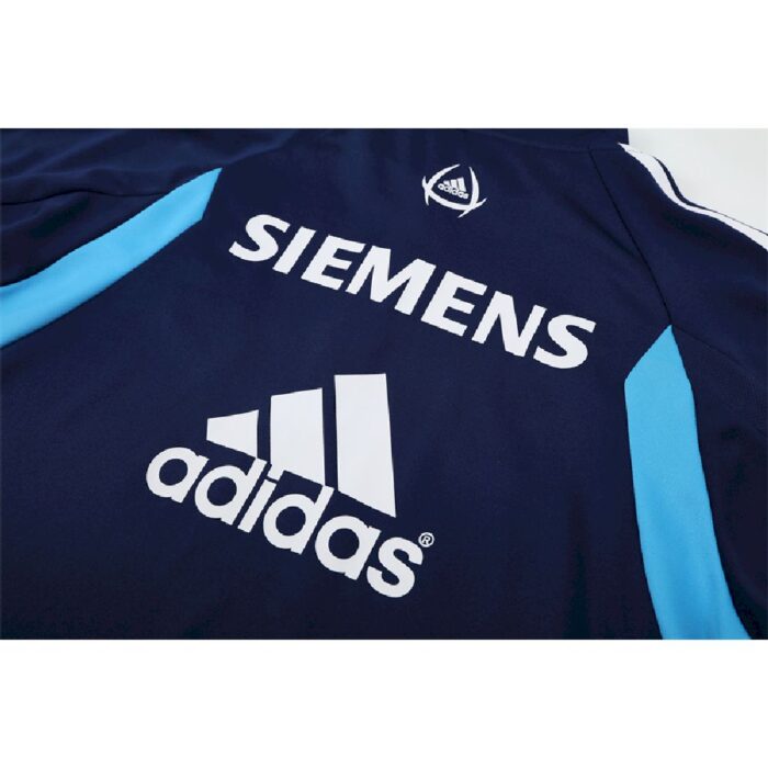 Mens Real Madrid 2005/06 1/4 Zip Sweatshirt Retro Style 6