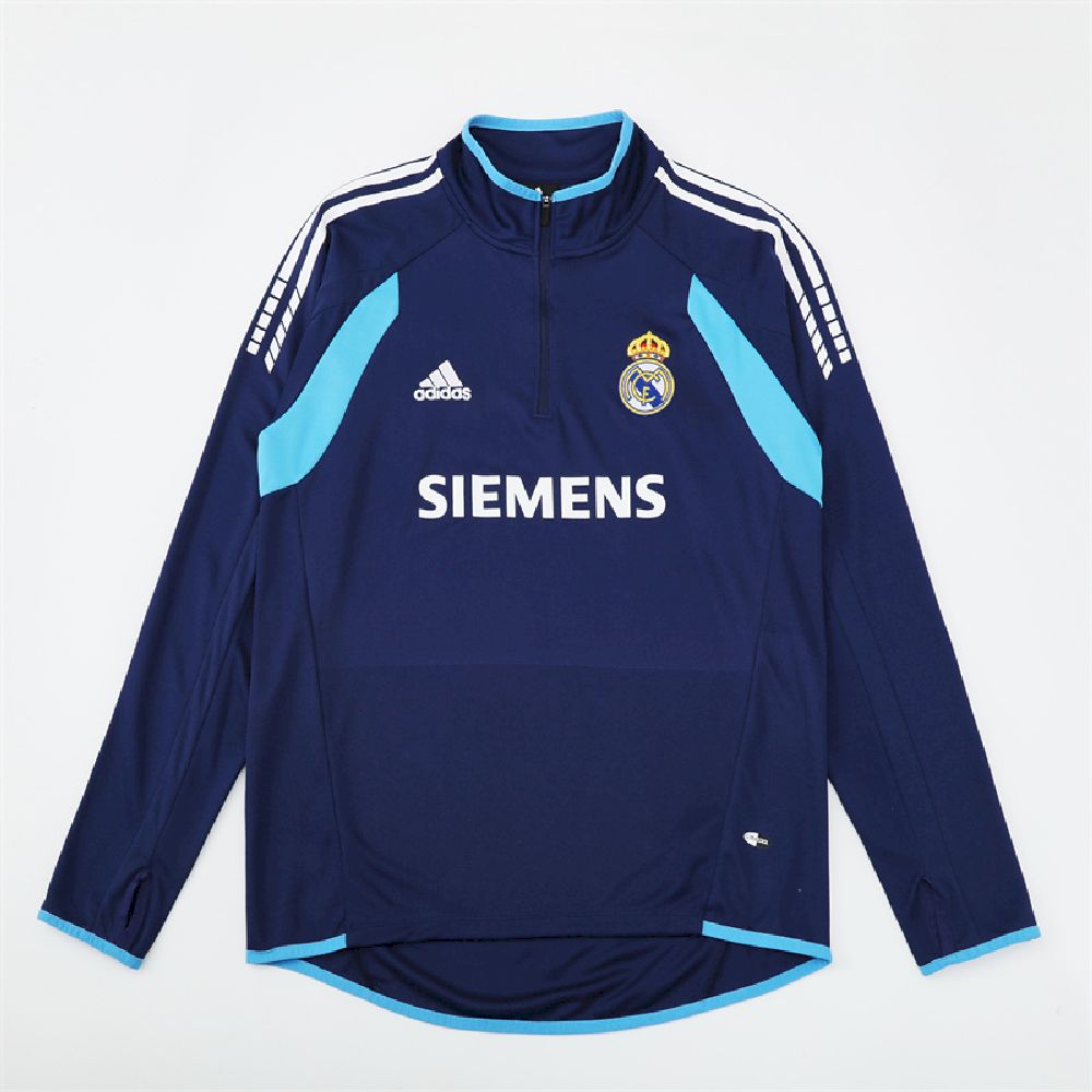 2025081513595549.jpg Mens Real Madrid 2005/06 1/4 Zip Sweatshirt Retro Style