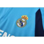 Mens Real Madrid 2005/06 1/4 Zip Sweatshirt Retro Style 7