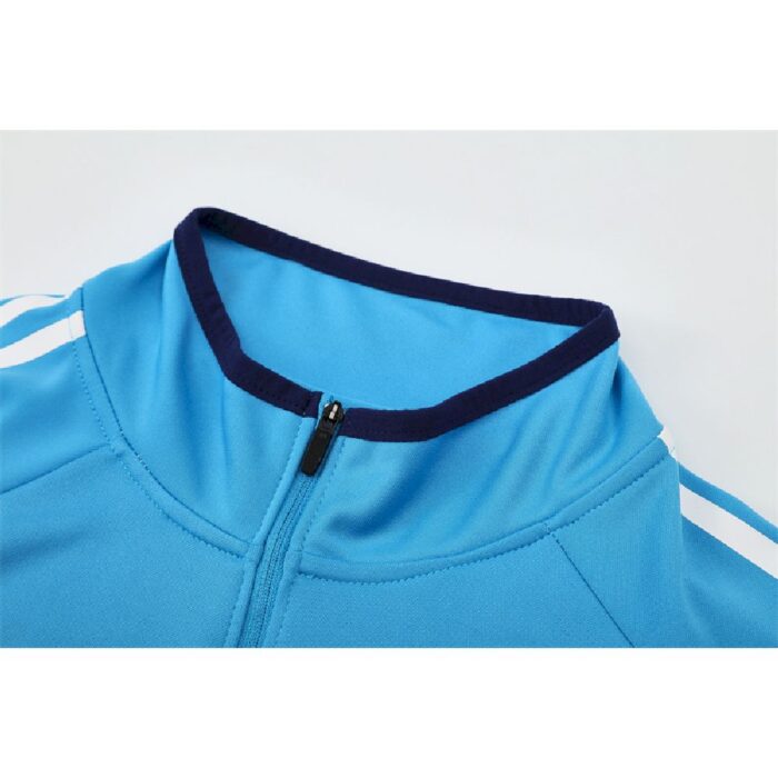 Mens Real Madrid 2005/06 1/4 Zip Sweatshirt Retro Style 5