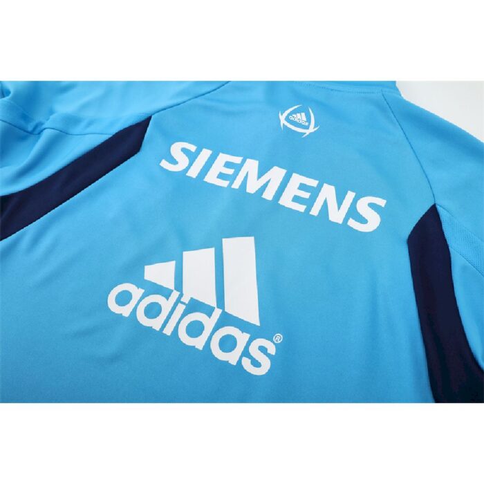 Mens Real Madrid 2005/06 1/4 Zip Sweatshirt Retro Style 3