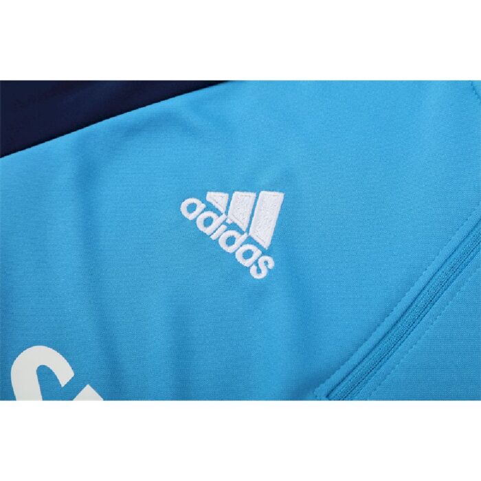 Mens Real Madrid 2005/06 1/4 Zip Sweatshirt Retro Style 2