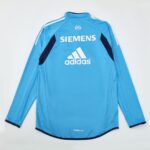 Mens Real Madrid 2005/06 1/4 Zip Sweatshirt Retro Style 1