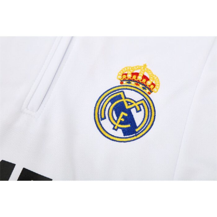 Mens Real Madrid 2004/05 1/4 Zip Sweatshirt Retro Style 6