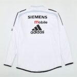 Mens Real Madrid 2004/05 1/4 Zip Sweatshirt Retro Style 1
