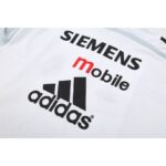 Mens Real Madrid 2004/05 1/4 Zip Sweatshirt Retro Style 2