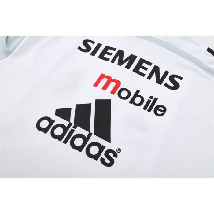 Mens Real Madrid 2004/05 1/4 Zip Sweatshirt Retro Style 2