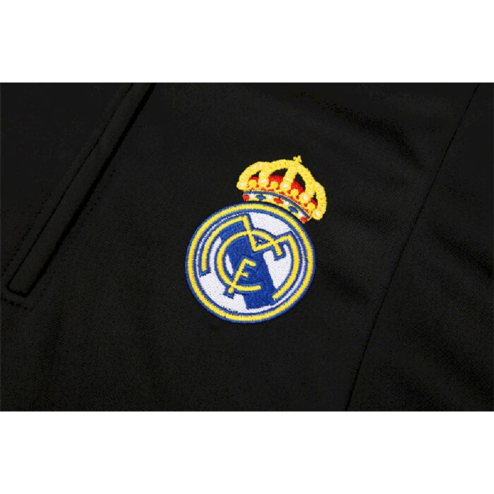Mens Real Madrid 2004/05 1/4 Zip Sweatshirt Retro Style 6