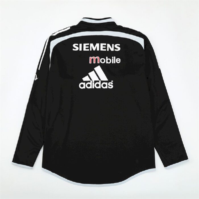 Mens Real Madrid 2004/05 1/4 Zip Sweatshirt Retro Style 1
