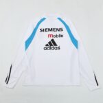 Mens Real Madrid 2003/04 1/4 Zip Sweatshirt Retro Style 1