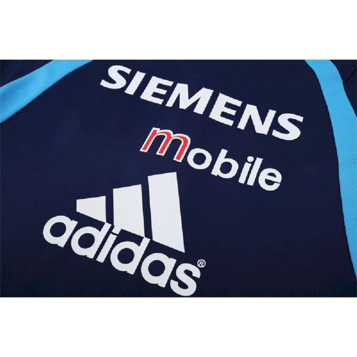 Mens Real Madrid 2003/04 1/4 Zip Sweatshirt Retro Style 4