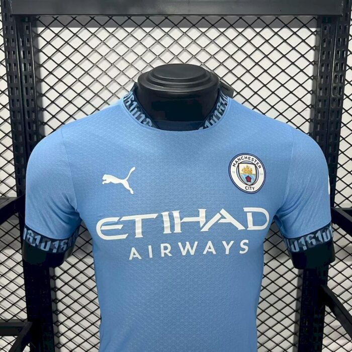 Mens Manchester City 2024/25 Home Jersey Player Version 3