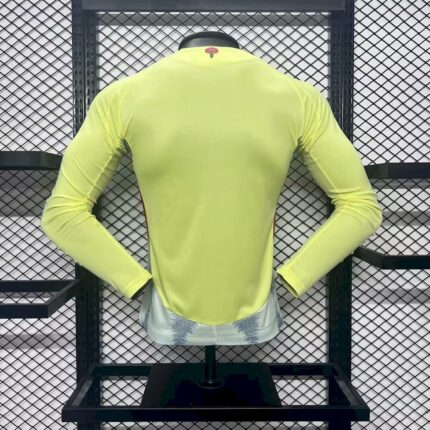 Mens Spain 2024/25 Away Long Sleeve Jersey Player Version 1