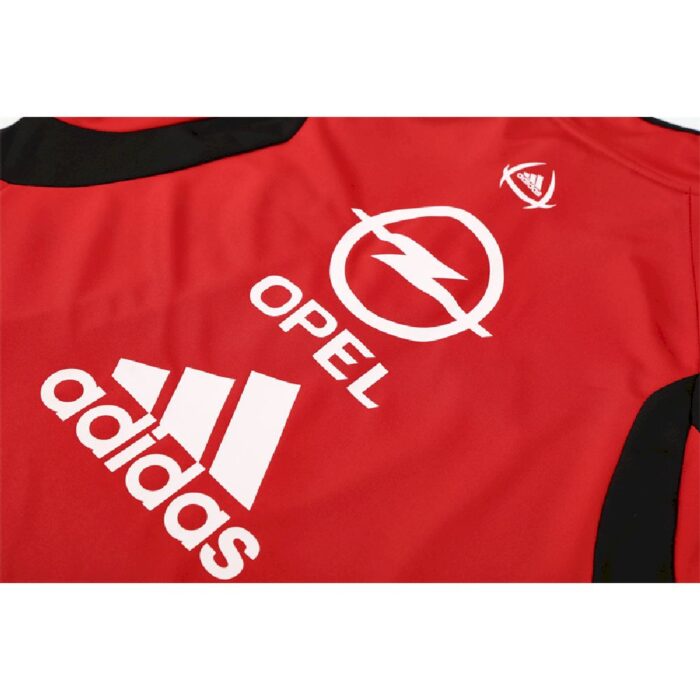 Mens AC Milan 2005/06 1/4 Zip Sweatshirt Retro Style 4