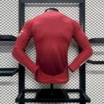 Mens Manchester United 2024/25 Home Long Sleeve Jersey Player Version 1