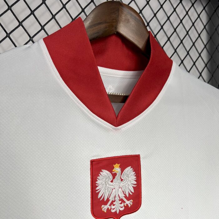 Mens Poland 2024/25 Home Jersey 4