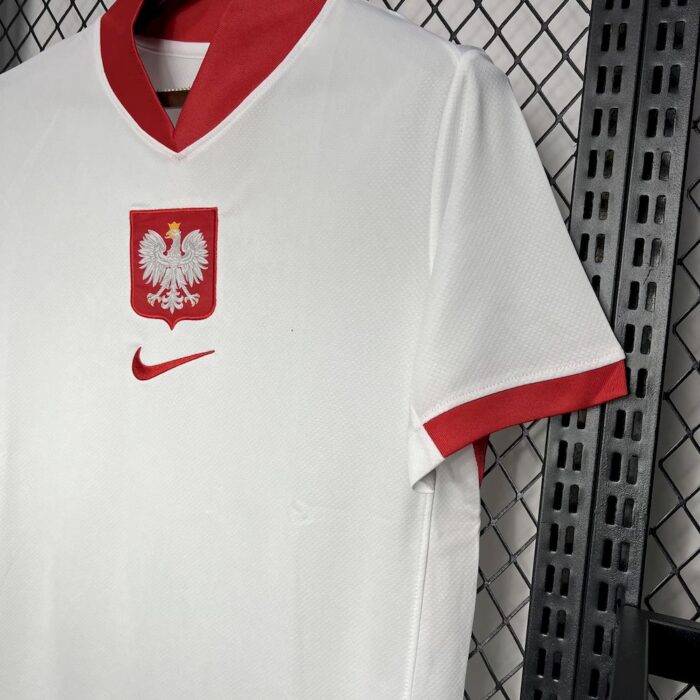 Mens Poland 2024/25 Home Jersey 3