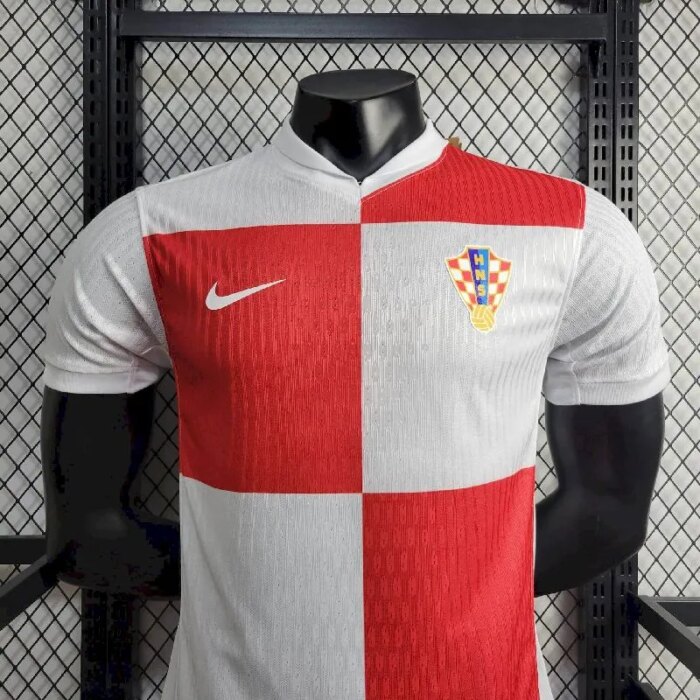 Mens Croatia 2024/25 Home Jersey Player Version 1